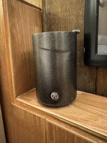 Starbucks Stainless Steel Silver Grey Glitter Tumbler 12oz.