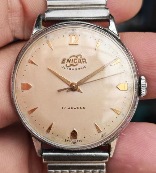 นาฬิกา Vintage Enicar Ultrasonic​ คลาสสิคหายาก​ ราคาแบ่งปันครับ