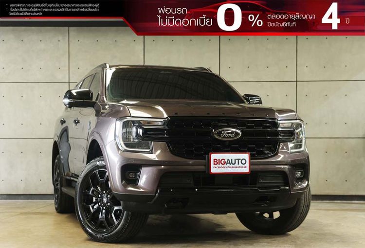 รถ Ford Everest 2.0 Turbo Sport สี น้ำตาล