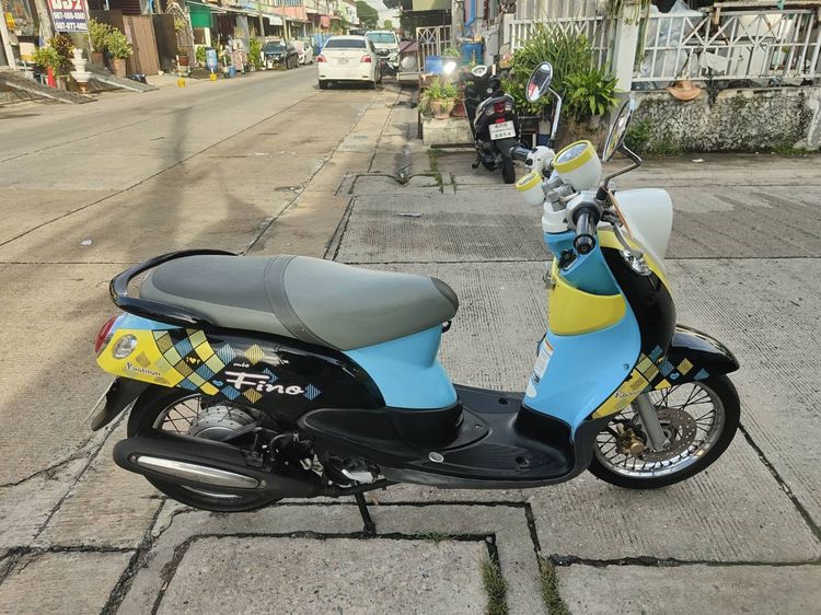 🛵ยังไงก็ขาย Fino ปี 56 เครื่องดี สีสวย สตาร์ทมือ เล่มชุดโอนครบ+เปลี่ยนถ่ายน้ำมันเครื่องฟรี ส่งฟรี 30 กม. รูปที่ 3
