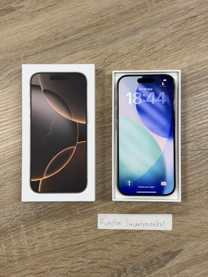 iPhone 16 pro 128 GB สี Desert Titanium รูปที่ 3