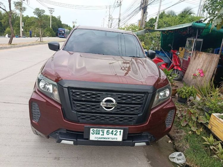 Nissan Navara 2021 2.5 SL Pickup ดีเซล เกียร์ธรรมดา แดง รูปที่ 4