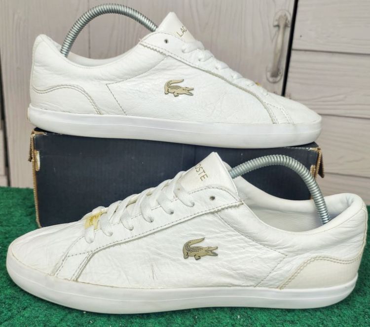 รองเท้าผ้าใบ ผ้าใบ UK 9 | EU 43 1/3 | US 9.5 ขาว รองเท้า💥Lacoste💥ของแท้‼️พื้นเดิม นิ่ม สวยๆ เดิมๆ สภาพดีไซร์💥43