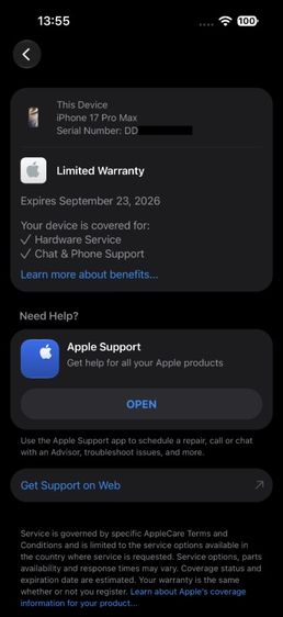 iphone 17 pro max 256GB silver รูปที่ 10