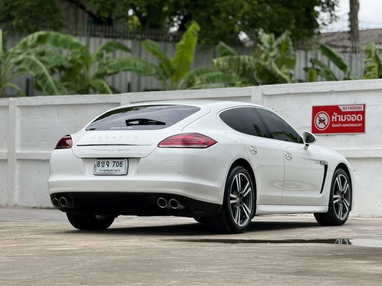 Porsche Panamera 2012 3.0 S Hybrid Sedan ไฮบริด ไม่ติดแก๊ส เกียร์อัตโนมัติ ขาว รูปที่ 4