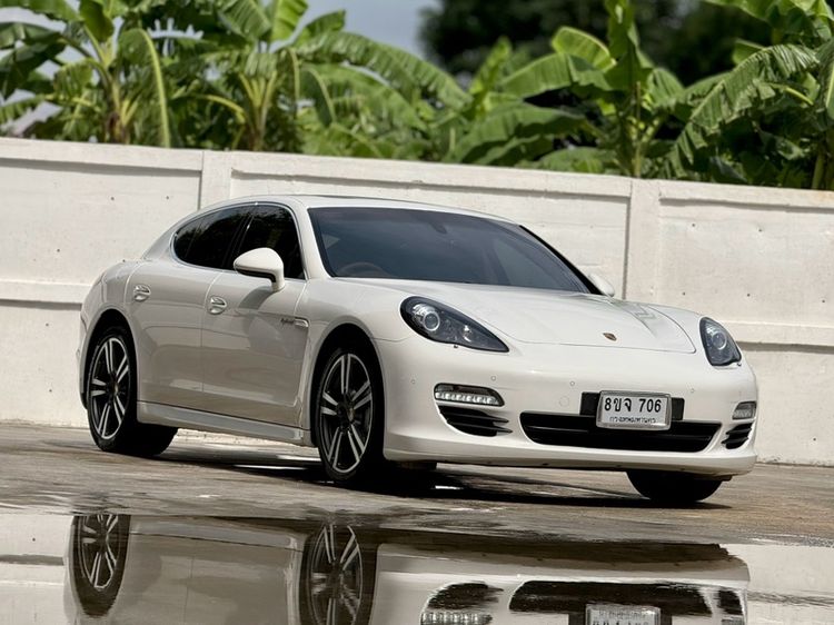 Porsche Panamera 2012 3.0 S Hybrid Sedan ไฮบริด ไม่ติดแก๊ส เกียร์อัตโนมัติ ขาว รูปที่ 3