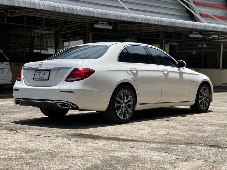 Mercedes-Benz E-Class 2018 E350e Sedan ปลั๊กอินไฮบริด (PHEV) ไม่ติดแก๊ส เกียร์อัตโนมัติ ขาว รูปที่ 4