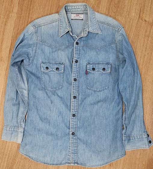 เสื้อแจ็คเก็ต | เสื้อคลุม M อื่นๆ แขนยาว เสื้อเชิ้ตยีนส์ Levi's สไตล์คาวบอยตะวันตก (Western Style)  ดีไซน์คลาสสิก งานเก่าแท้ยุค 90s ผลิตปี 1993