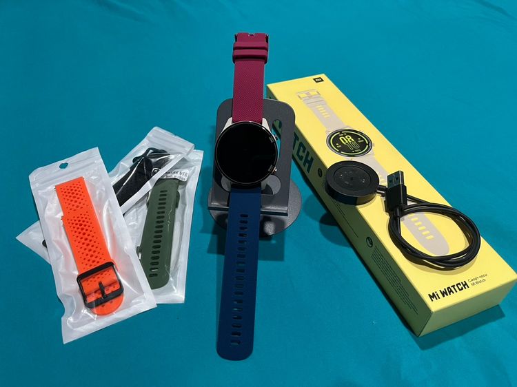 ซิลิโคน ดำ สมาร์ทวอทช์ Xiaomi Mi Watch 