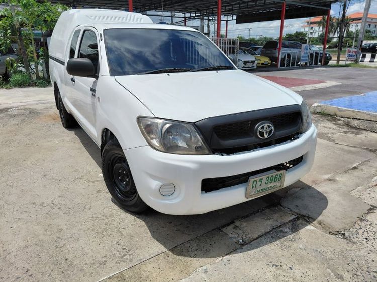 Toyota Hilux Vigo 2009 2.5 J Pickup ดีเซล เกียร์ธรรมดา ขาว รูปที่ 3