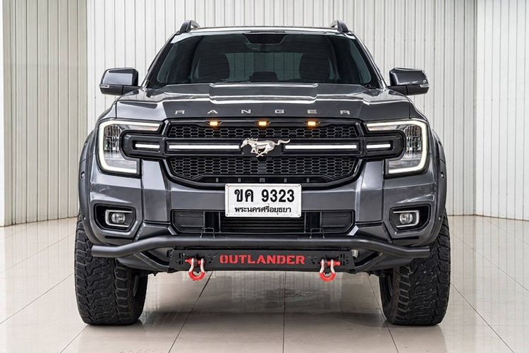 Ford Ranger 2023 2.0 Turbo Hi-Rider XLT Pickup ดีเซล ไม่ติดแก๊ส เกียร์อัตโนมัติ ดำ