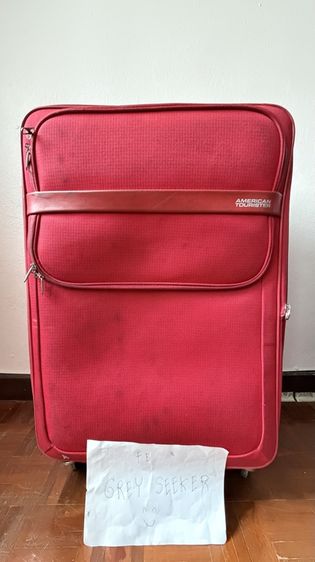 ผ้า แดง 🧳 American Tourister กระเป๋าเดินทาง 29 นิ้ว | ล้อ 4 ล้อเปลี่ยนใหม่ไม่นาน