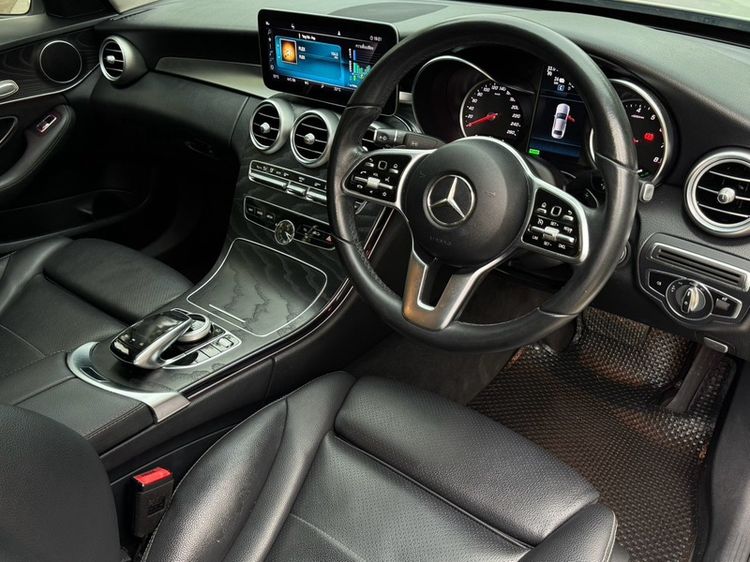 Mercedes-Benz C-Class 2020 C300 Sedan ปลั๊กอินไฮบริด (PHEV) ไม่ติดแก๊ส เกียร์อัตโนมัติ ขาว รูปที่ 4
