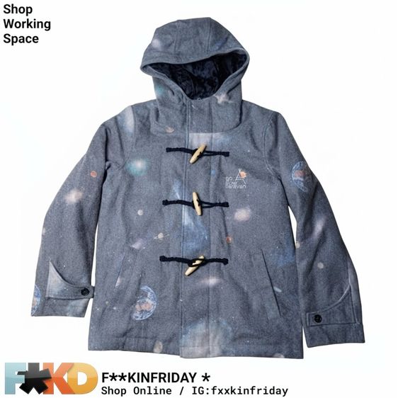 เสื้อคลุม Go Slow Caravan Jacket Hood Size SM