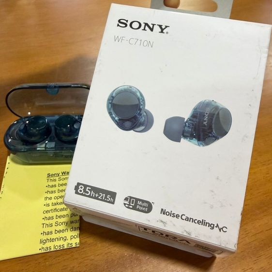 Sony WF-C710N หูฟังตัดเสียงรบกวนไร้สาย มือ2 (Blue)