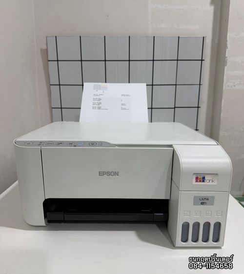 พริ้นเตอร์อิงค์เจ็ทมัลติฟังก์ชั่น ปริ้นเตอ ร์EPSON L3256 พร้อมใช้งาน ✅ Wi-fi 🛜สภาพดี มือสอง ♻️พร้อมใช้งาน✅ ปริ้น สเเกน ถ่ายเอกสาร ✅