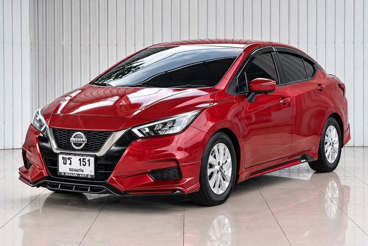 Nissan Almera 2020 1.0 V Sedan เบนซิน ไม่ติดแก๊ส เกียร์อัตโนมัติ แดง รูปที่ 2