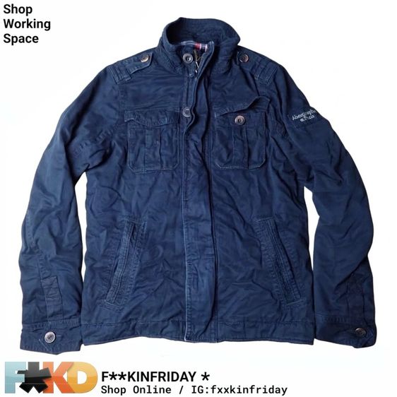 เสื้อคลุม Abercrombie and Fitch Jacket Size L ใหม่มาก