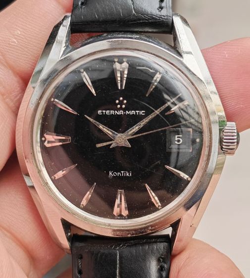อื่นๆ เงิน นาฬิกา Vintage Eterna-Matic KonTiki​ หายากมาก​ ราคาสุดแบ่งปันครับ