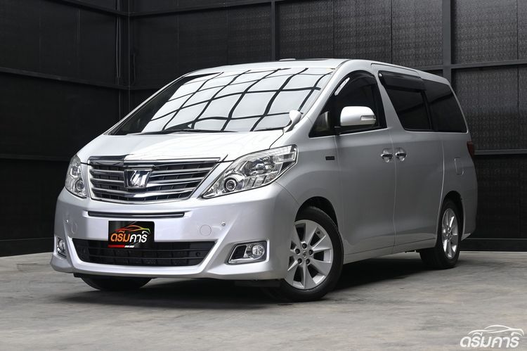 รถ Toyota Alphard 3.5 V สี บรอนซ์เงิน