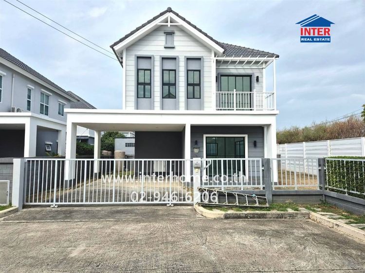 บ้านเดี่ยว 2 ชั้น 72.5 ตร.ว. หมู่บ้านแกรนด์สิวารมณ์ สุขุมวิท-บางปู ใกล้นิคมอุตสาหกรรมบางปู สถานตากอากาศบางปู เมืองสมุทรปราการ 
