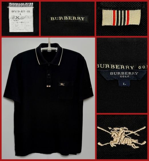 ⚠️รุ่นใหม่‼️เสื้อโปโล BURBERRY ของแท้ โลโก้ 3 จุด