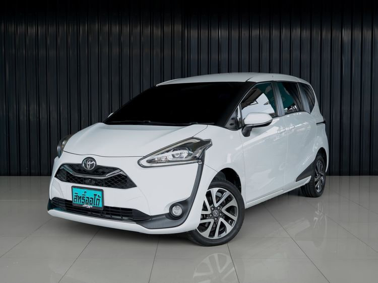 Toyota Sienta 2020 1.5 V Utility-car เบนซิน ไม่ติดแก๊ส เกียร์อัตโนมัติ ขาว รูปที่ 1