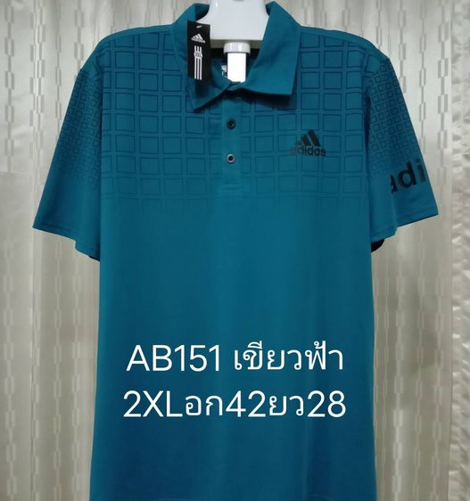 ADIDAS ราคา 280 บาท ส่งฟรี เก็บปลายทางไม่บวกเพิ่ม เสื้อยืดคอปกสีแดงมือ 1 งานนำเข้า