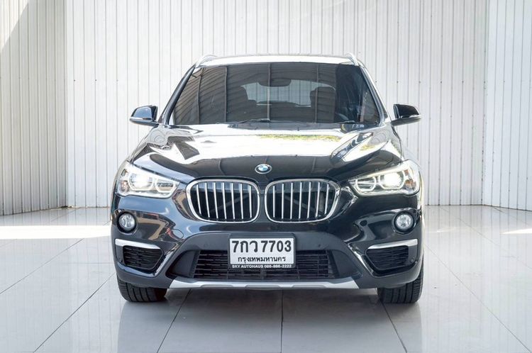 BMW X1 2017 2.0 sDrive18d xLine Utility-car ดีเซล ไม่ติดแก๊ส เกียร์อัตโนมัติ ดำ