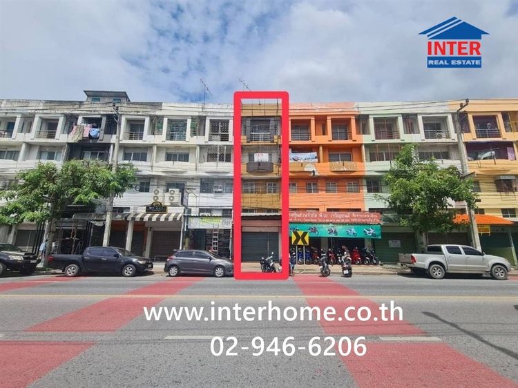 อาคารพาณิชย์ 4.5 ชั้น 24.8 ตร.ว อาคารพาณิชย์ ระหว่างซอยวัชรพล5-7 ถนนเพิ่มสิน เขตสายไหม กรุงเทพมหานคร