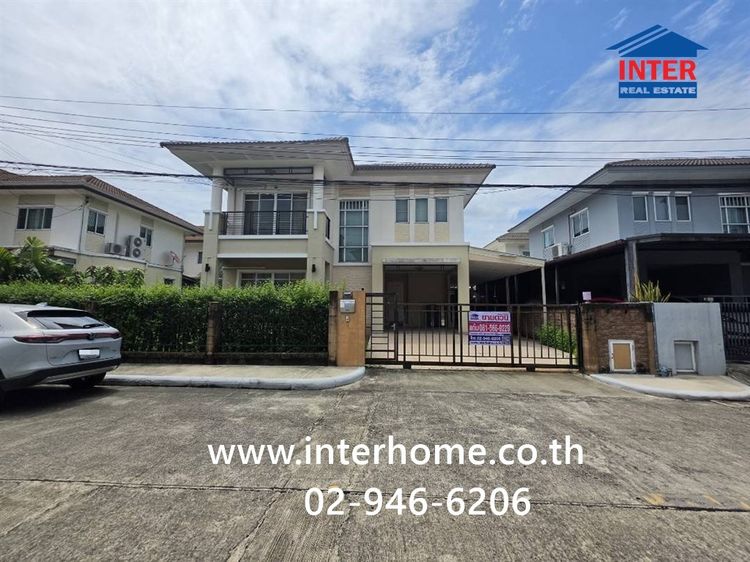 บ้านเดี่ยว 2 ชั้น 59.1 ตร.ว. หมู่บ้านเดอะ แพลนท์ วงแหวน-รามอินทรา ซอย01กาญจนาภิเษก5-7 ถนนเลียบวงแหวนกาญจนาภิเษก ถนนรามอินทรา เขตบางเขน 