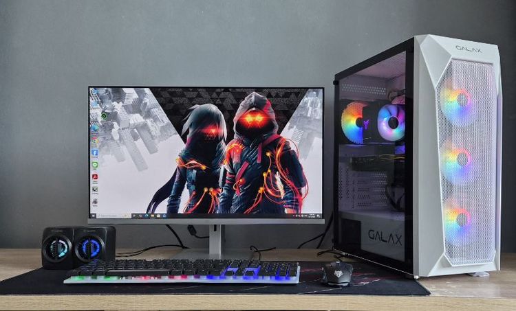 เครื่องพร้อมจอ I5 10400/RAM 16G/GTX1650 4G/ M.2 250G/HDD 500G/LED 23.8" 100Hz แรงครบจบในเซ็ตเดียว