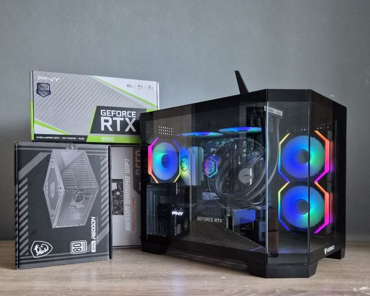 Ryzen 5 7500F / RAM DDR5 16G / RTX3060 12G เครื่องคอมสเปคแรงเล่นลื่นทุกเกมส์​ ทำงานกราฟฟิคหนักๆ​ได้สบาย​ เครื่องเดียวเอาอยู่หมดทถกการใช้งาน