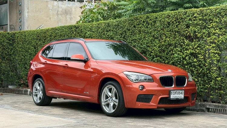BMW X1 2015 2.0 sDrive18i M Sport Utility-car เบนซิน ไม่ติดแก๊ส เกียร์อัตโนมัติ ส้ม